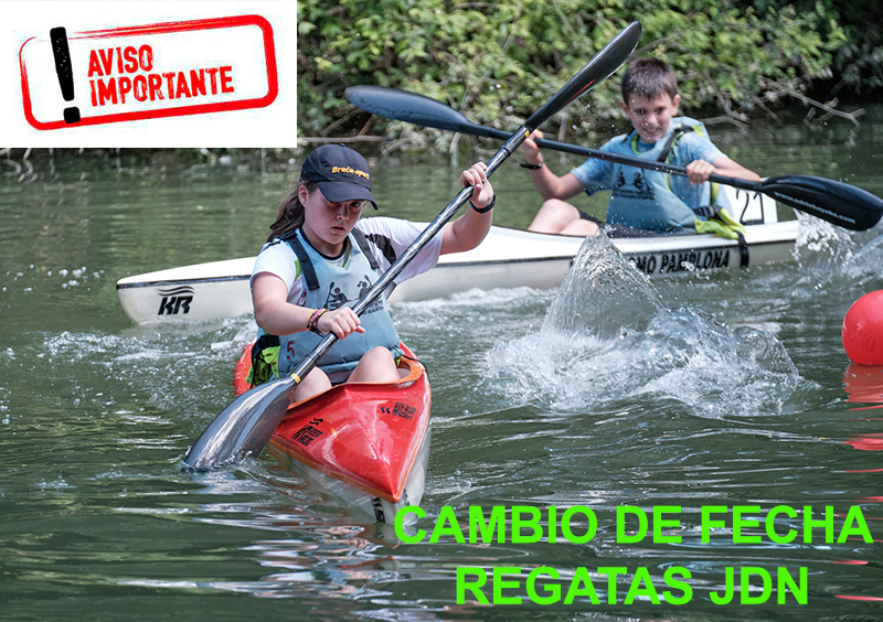 Cambio de Fechas en las regatas de  los Juegos Deportivos de Navarra